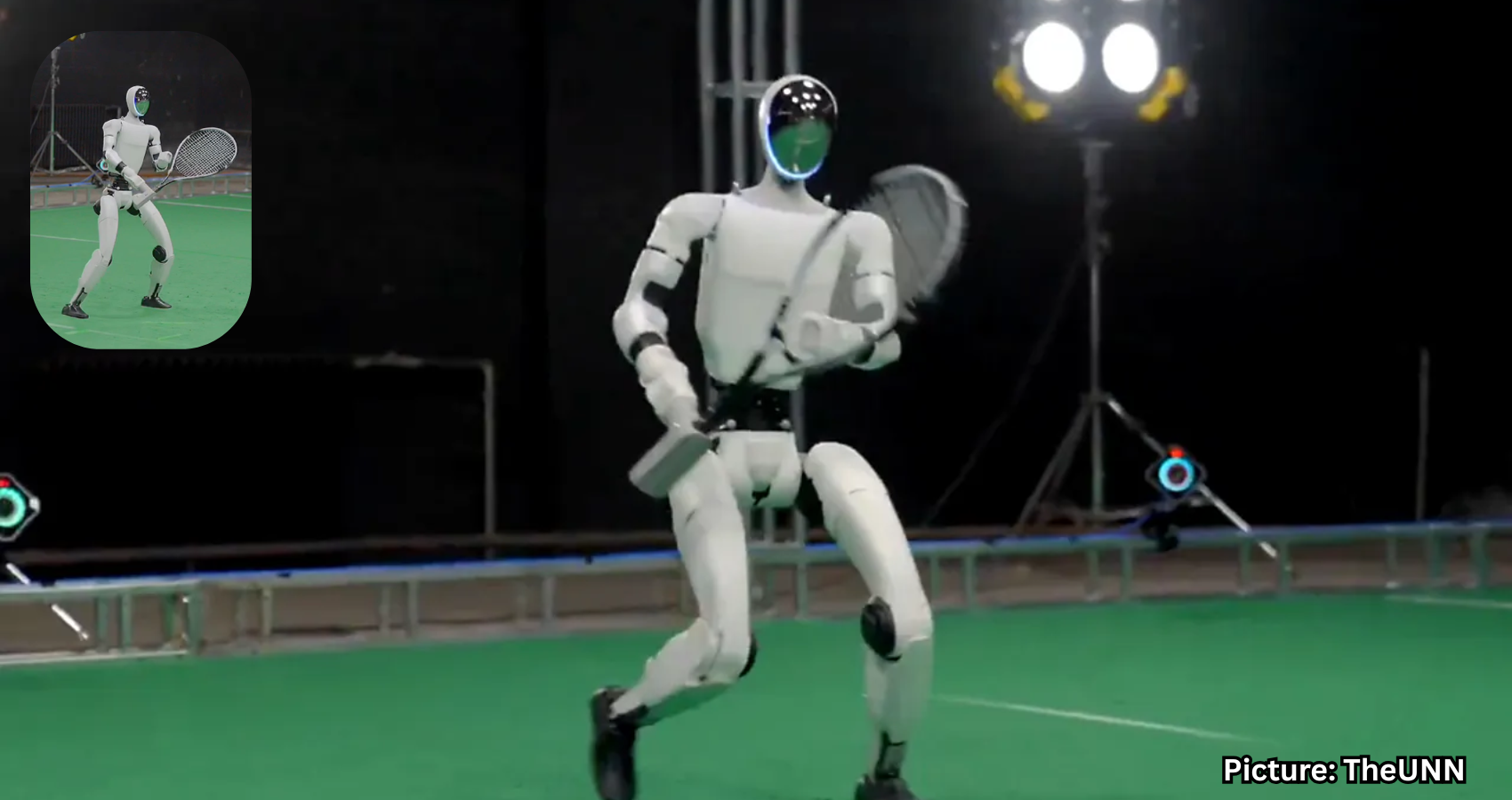 Featured & Cover Robot Engages in Real Time Tennis Matches with Human Players