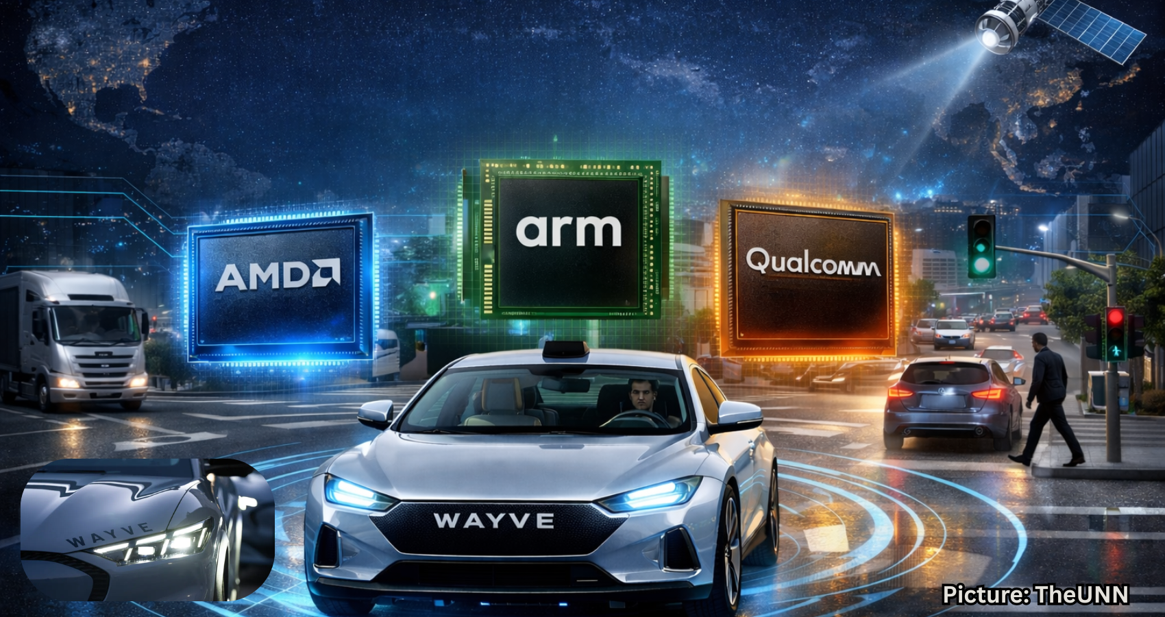Featured & Cover AMD Arm and Qualcomm Invest in Self Driving Startup Wayve