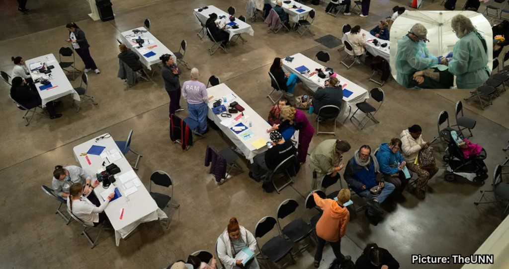 Americans Camp Overnight for Free Healthcare Amid Rising Costs