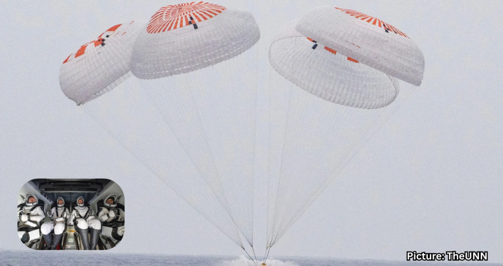 Astronauts Return to Earth After Successful ISS Mission Relief