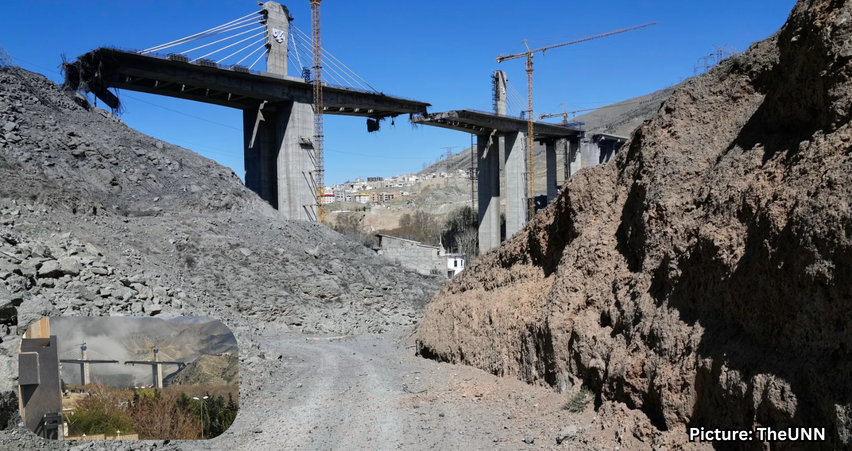 Featured & Cover Iran's Tallest Bridge Collapses Following Reported Airstrikes; Retaliation Threatened