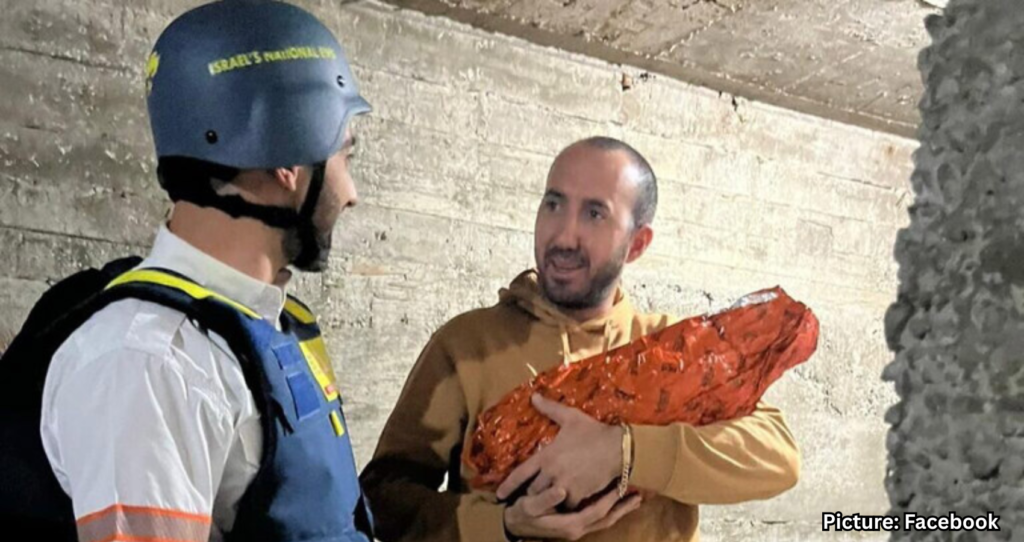 Israeli Paramedic Delivers Baby and Rushes to Bomb Shelter During Attack