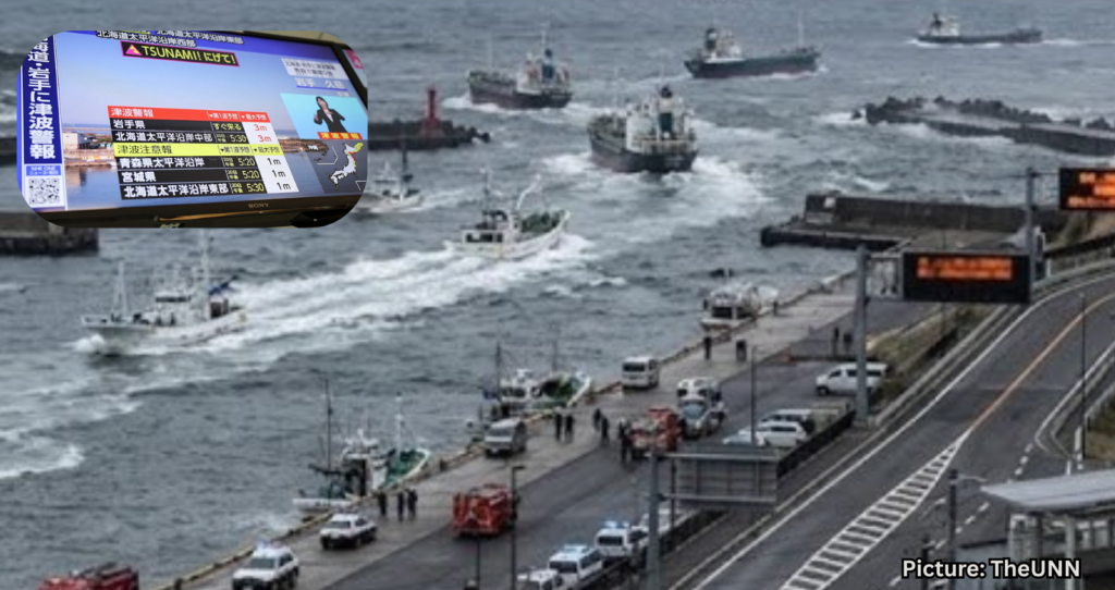 Massive 7.5-Magnitude Earthquake Strikes Off Japanese Coast, Tsunami Alert Issued