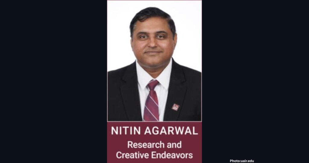 Nitin Agarwal Receives Faculty Excellence Award at Arkansas University