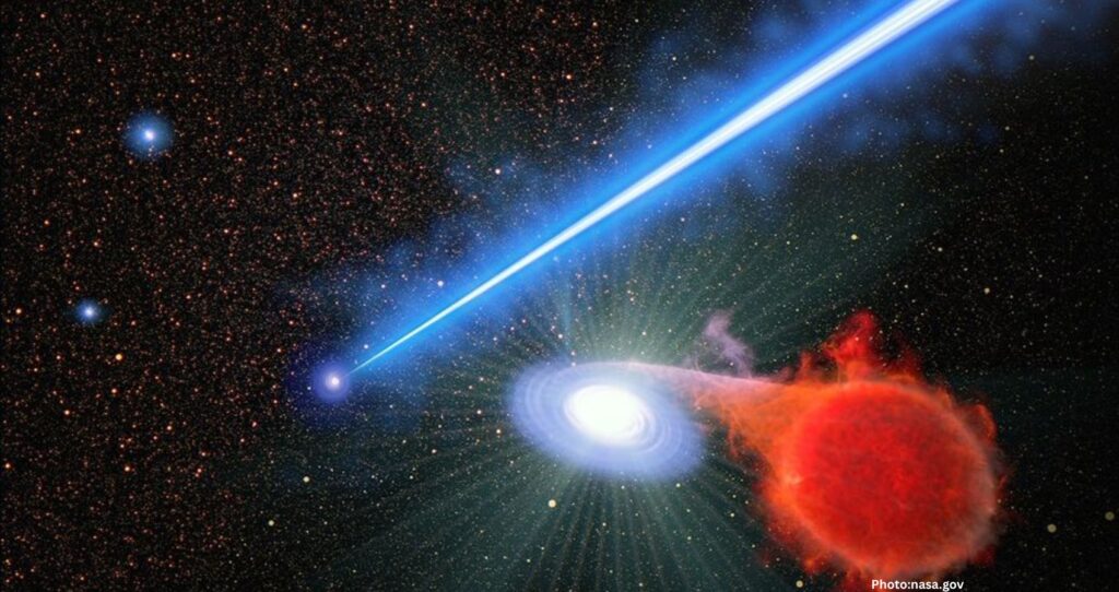 Researchers Identify Source of Black Hole’s 3,000-Light-Year Jet Stream