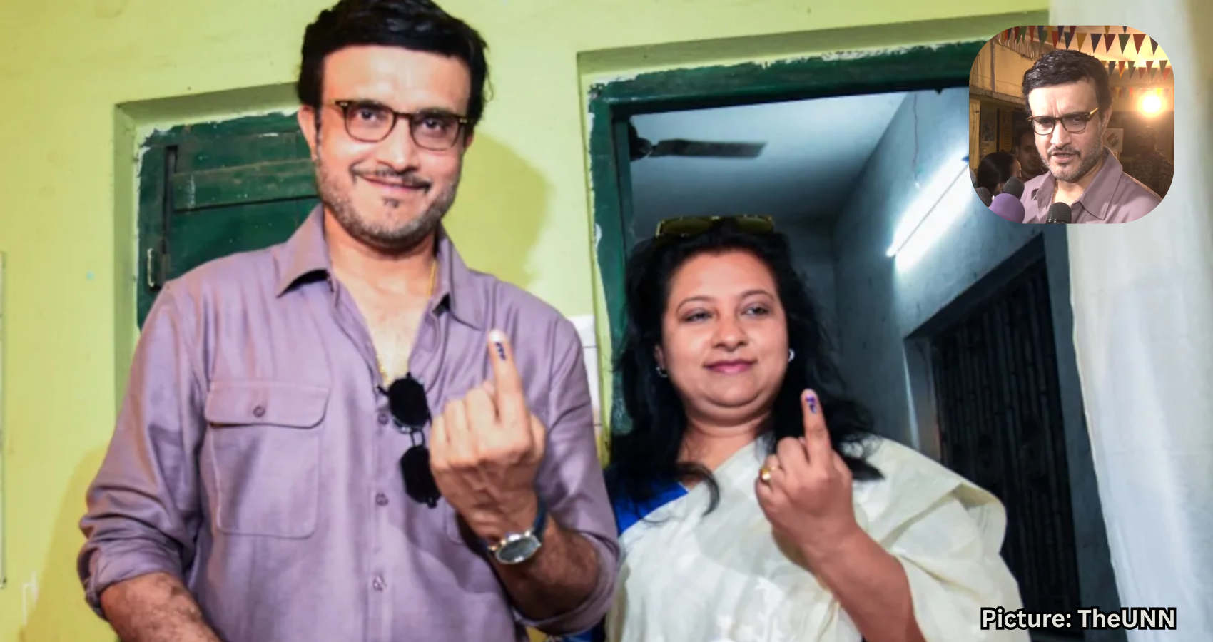 Featured & Cover Sourav Ganguly Votes in South 24 Parganas for West Bengal Elections 2026