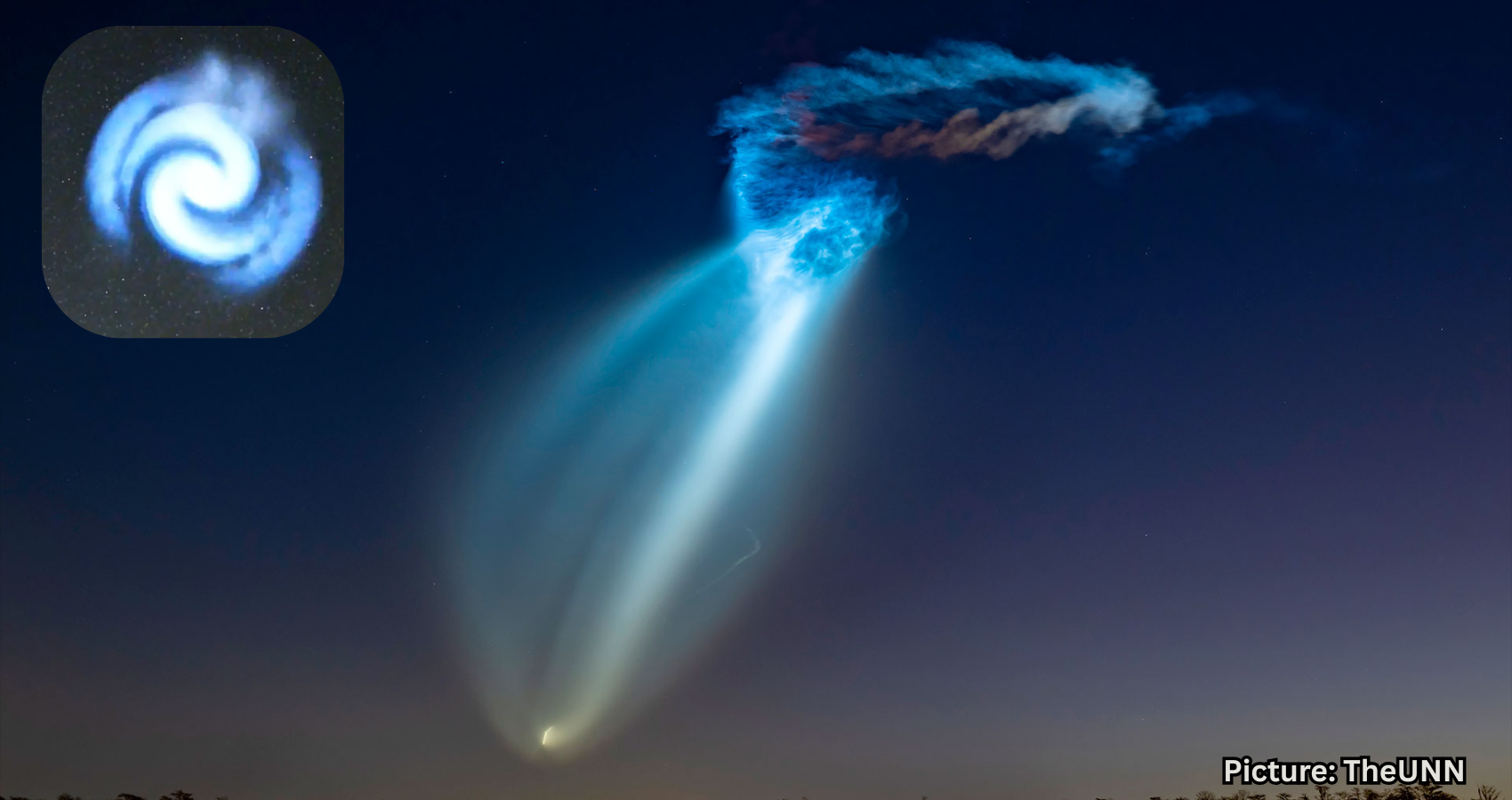 Featured & Cover Spectacular Blue Spiral Light Likely Caused by SpaceX Rocket Launch