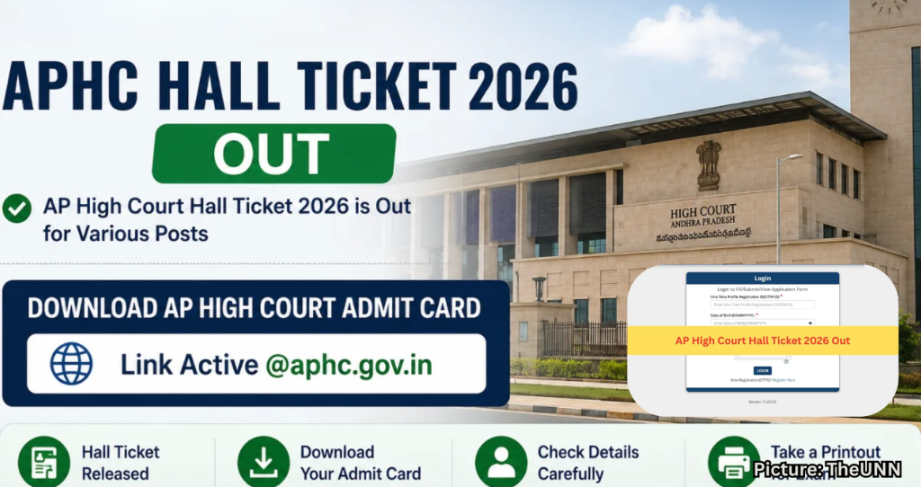 AP High Court Admit Card 2026 Available for Download