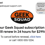 Featured & Cover Fake Geek Squad Billing Scam Identifying Red Flags and Prevention Tips