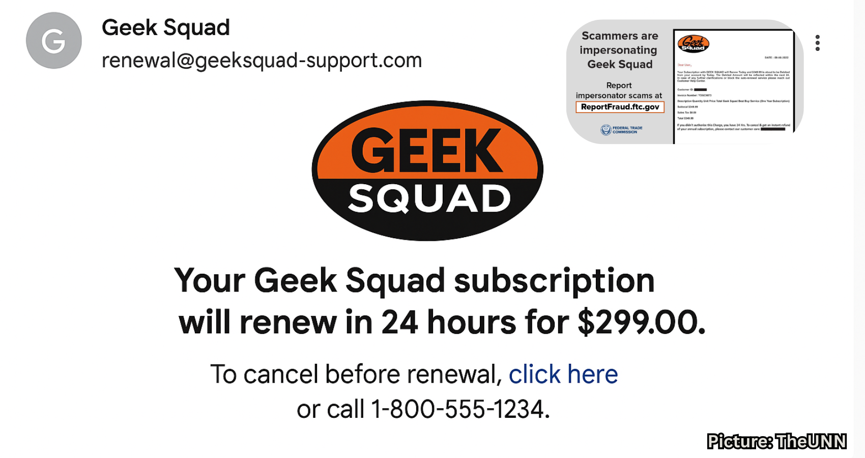 Featured & Cover Fake Geek Squad Billing Scam Identifying Red Flags and Prevention Tips