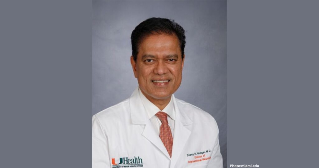 Indian-American Neurologist Dileep Yavagal Honored with Lifetime Achievement Award