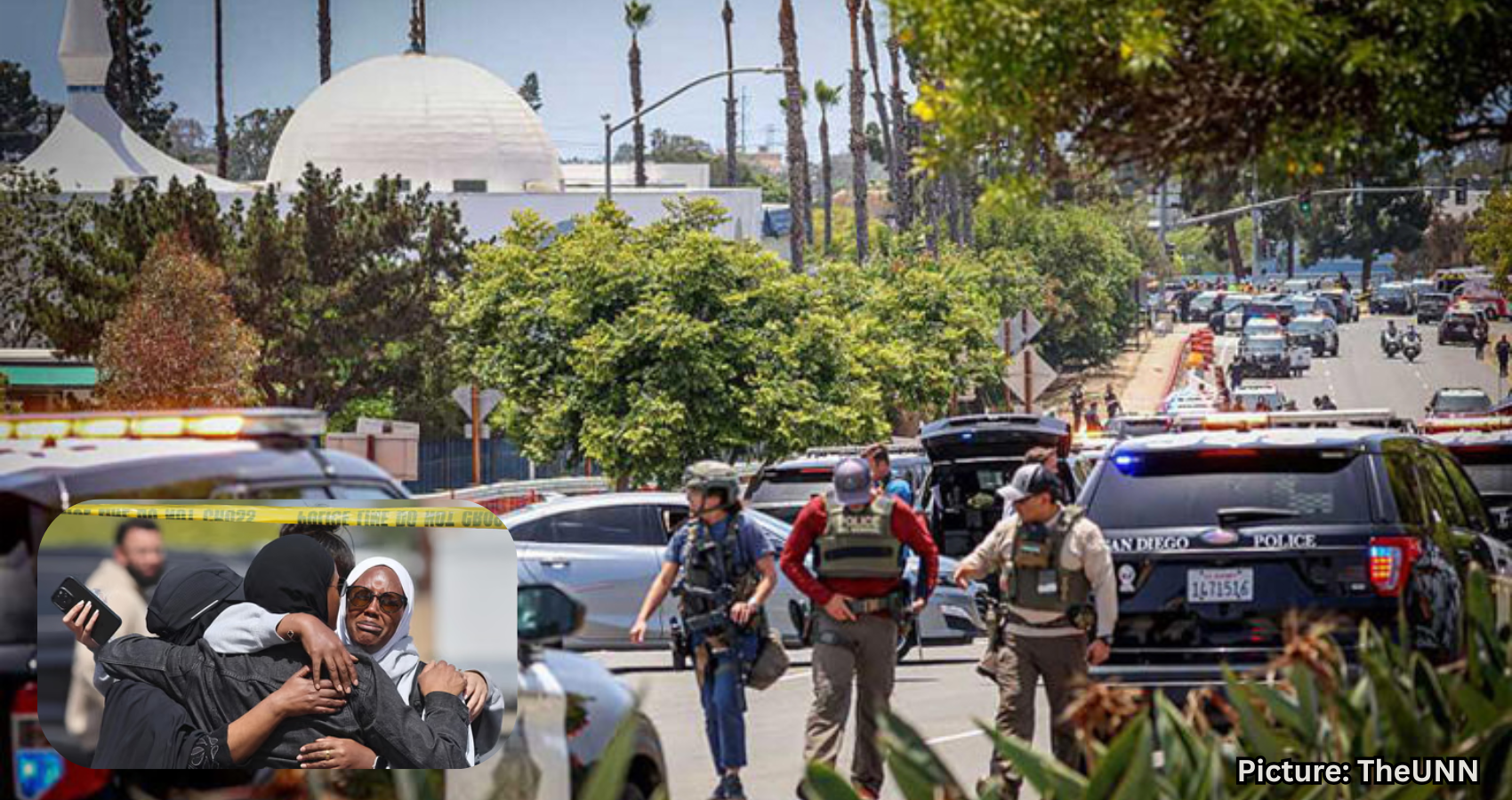 Featured & Cover Three Killed in Shooting at San Diego Mosque; Suspects Also Dead