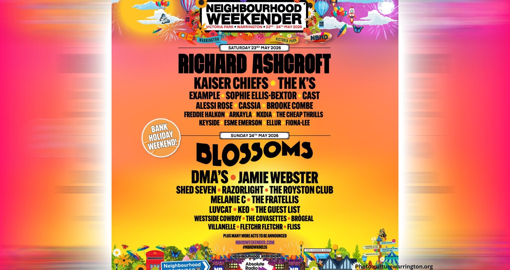 Neighbourhood Weekender 2026 Dates Performers Tickets and Entry Rules