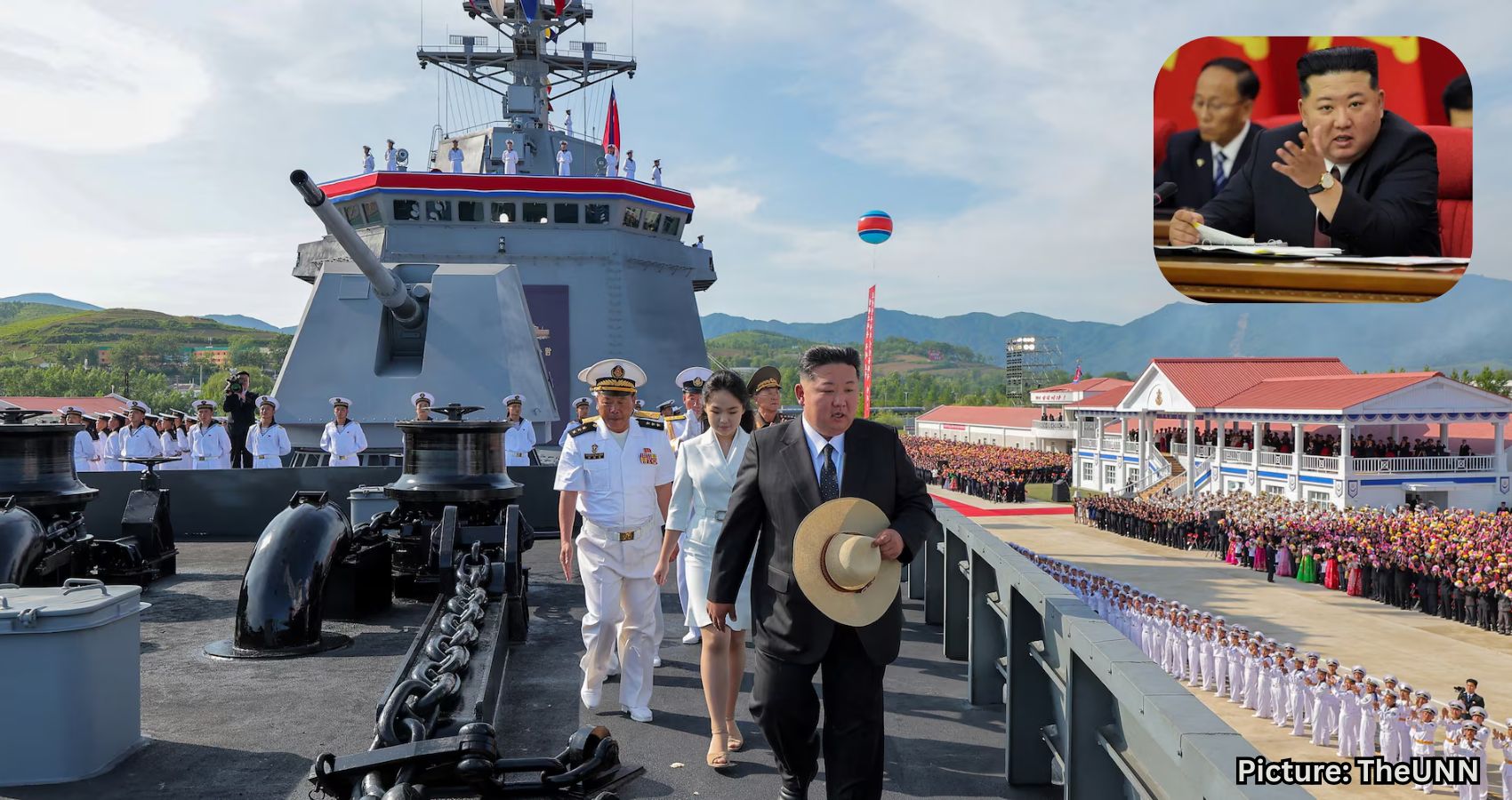 Featured & Cover Kim Jong Un Urges North Korea to Build Two Warships Annually