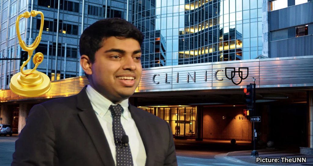 Nihal Satyadev Honored with Golden Stethoscope Award from Mayo Clinic