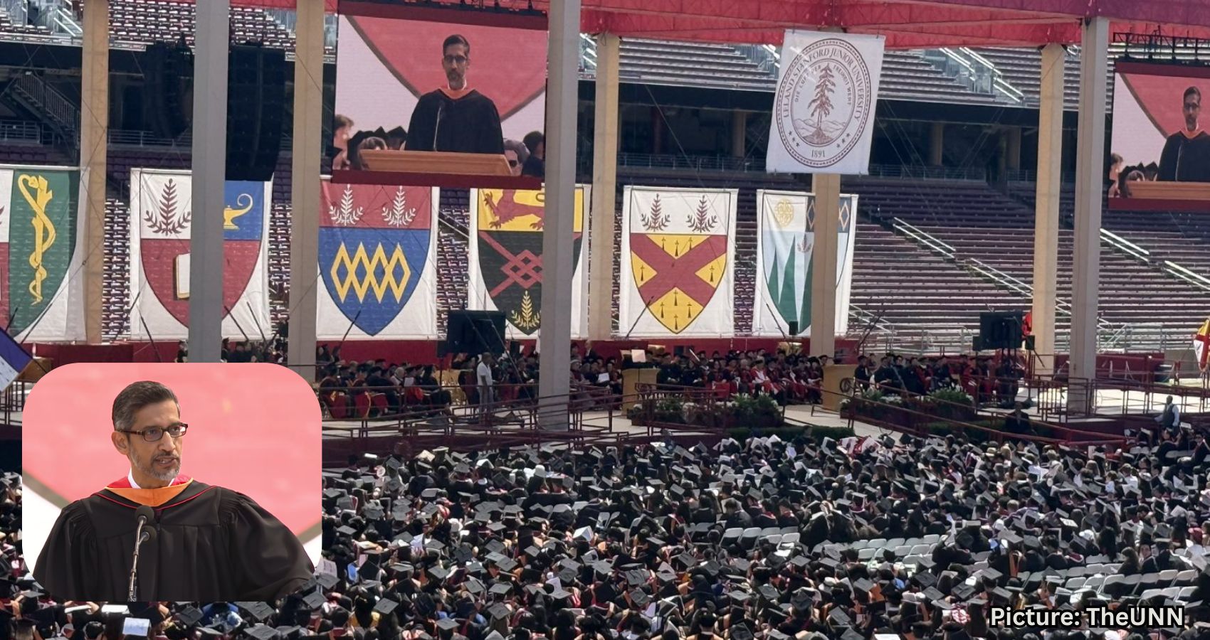 Featured & Cover Stanford Graduates Walk Out During Commencement Address by Google CEO