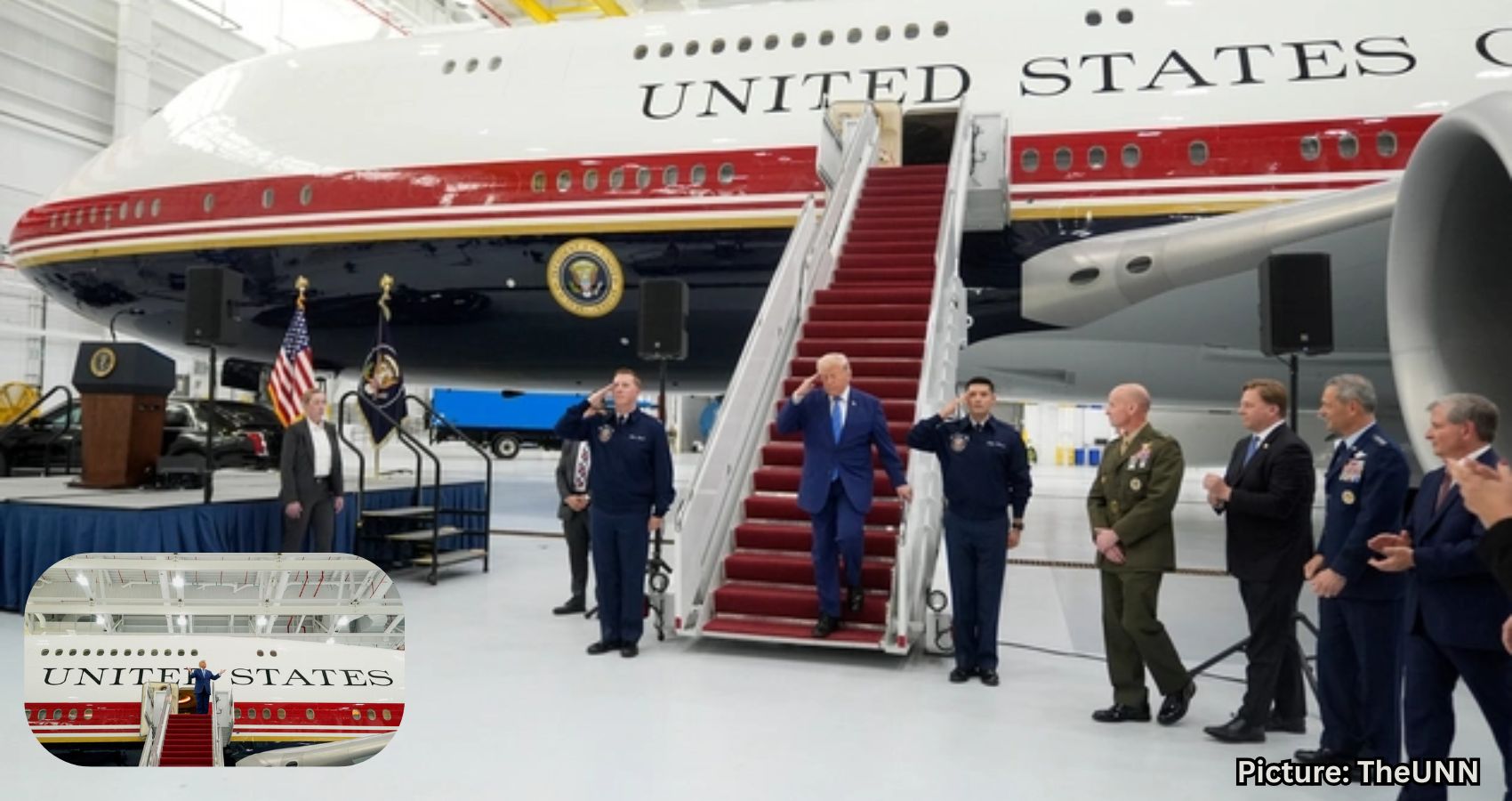Featured & Cover Trump Introduces New Air Force One Aircraft at Joint Base Andrews