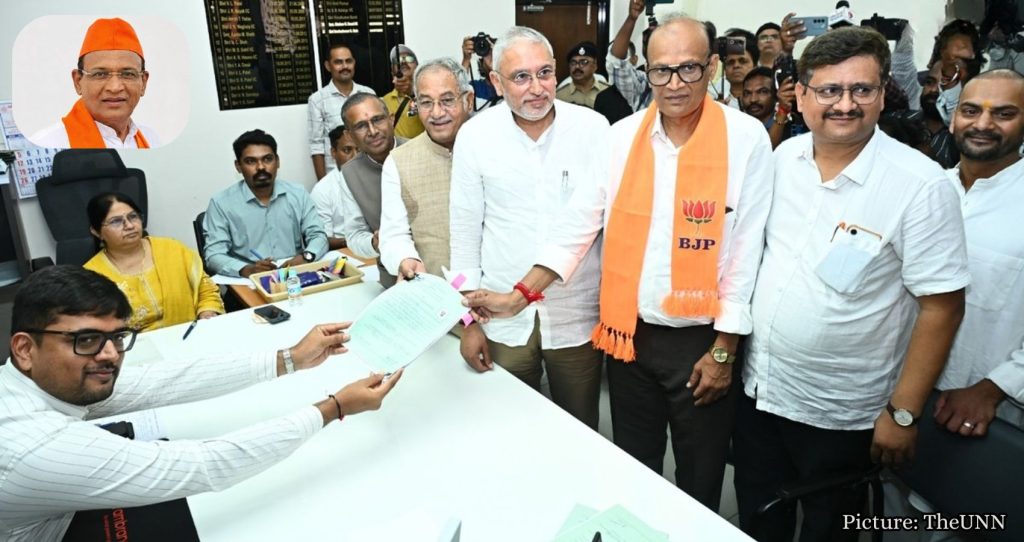 Featured & Cover BJP Candidate Satish Govindbhai Patel in Manjalpur By Election 2026