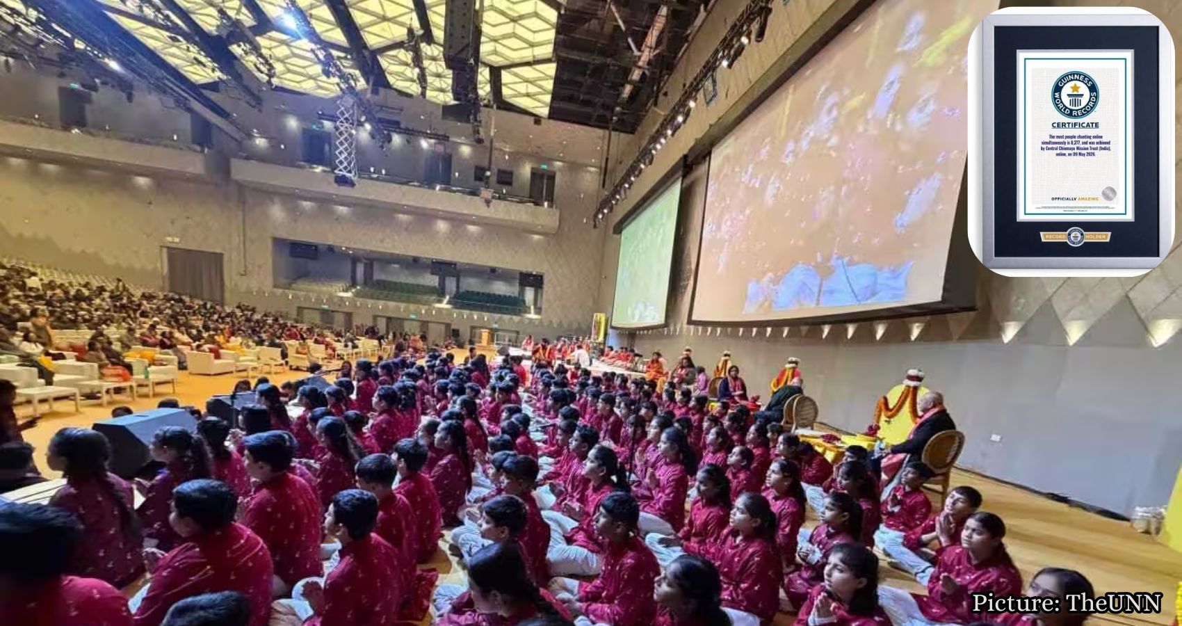 Featured & Cover Chinmaya Mission Sets Global Record for Online Gita Chanting
