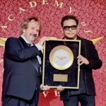 Featured & Cover Peter Jackson Awards Golden Plate to Indian Composer AR Rahman