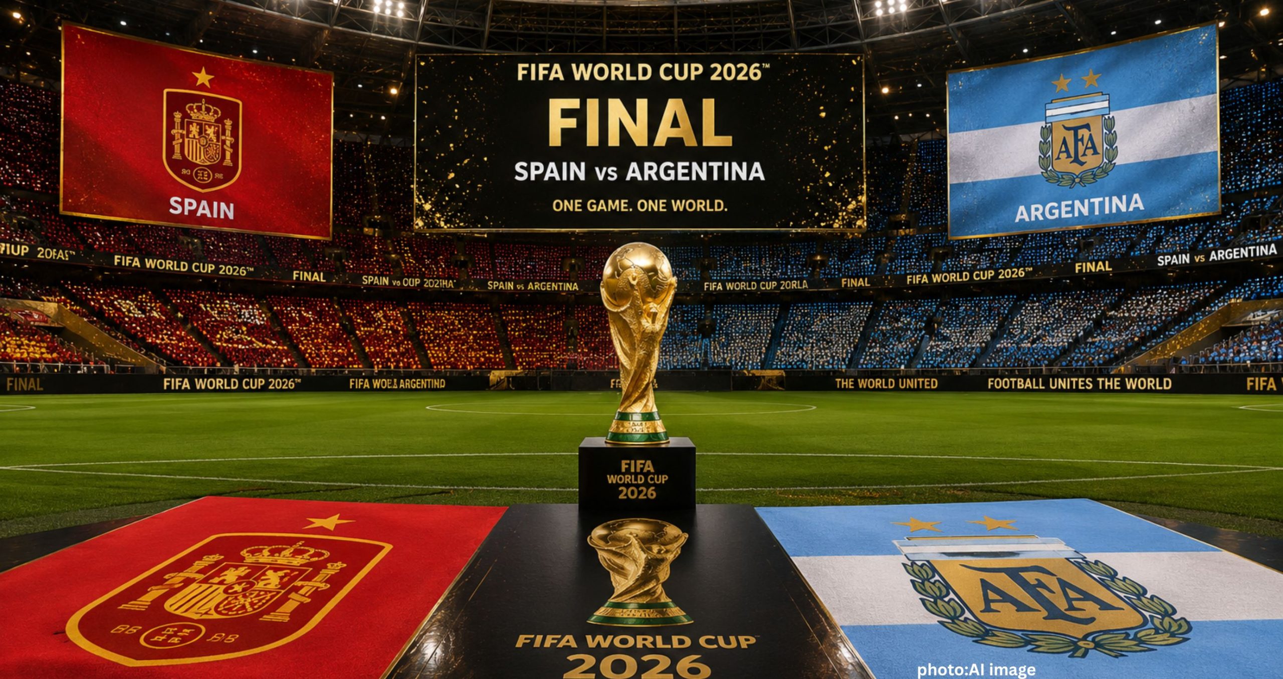 Stage Set for 2026 FIFA World Cup Final Spain vs Argentina