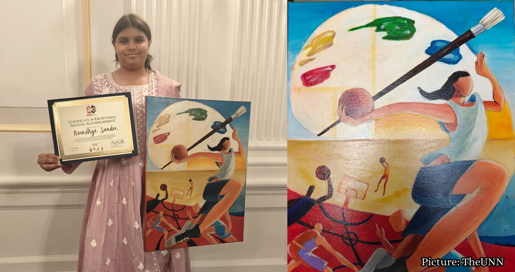 Featured & Cover Aaradhya Sunder Wins 7th Arts Olympiad