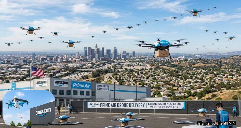 Amazon Expands Drone Delivery Service to Nearly 500 U.S. Cities