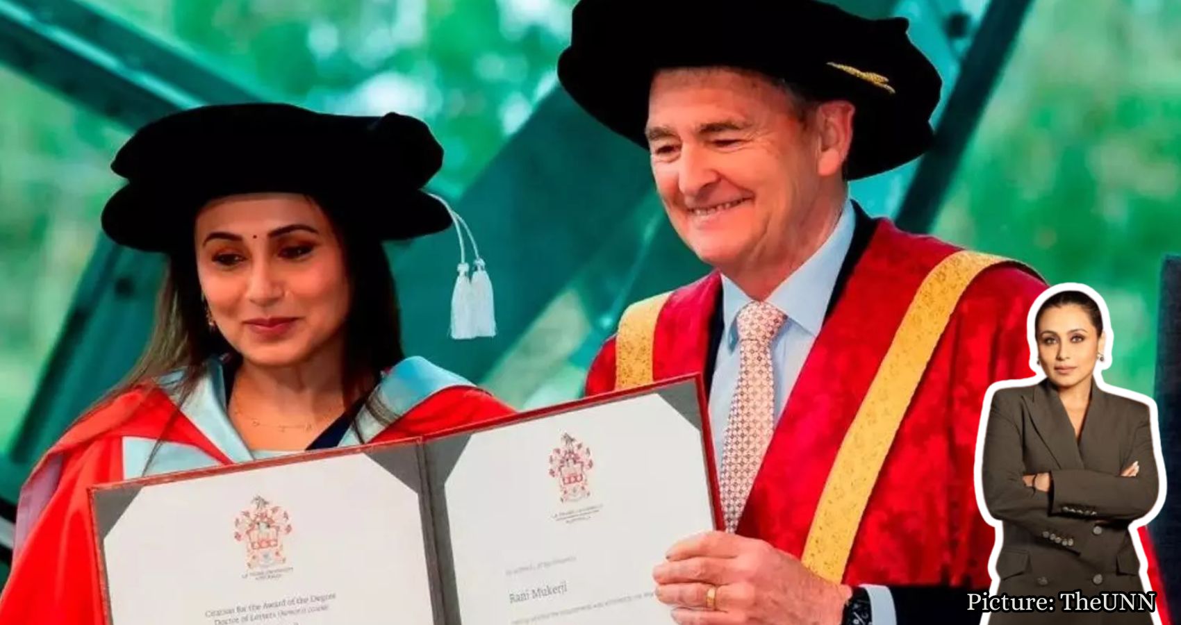 Featured & Cover Rani Mukerji Emotional After Receiving Honorary Doctorate from La Trobe University
