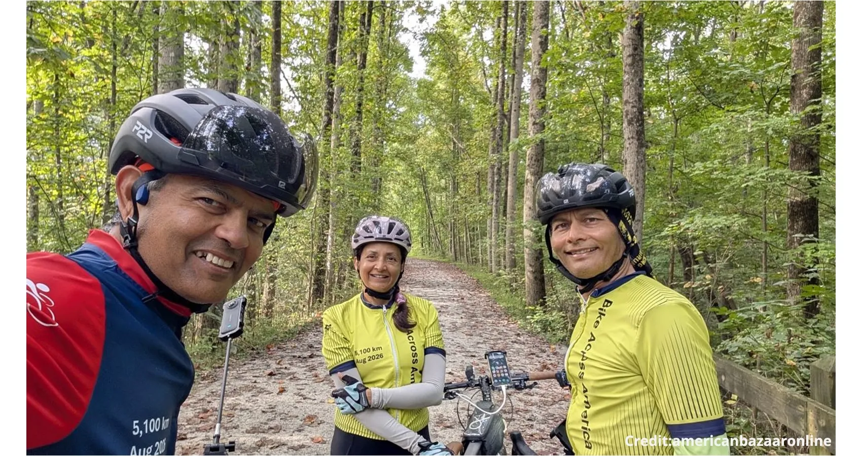 Anuradha Palnitkar Becomes First Indian American Woman to Cycle Across U S (1)