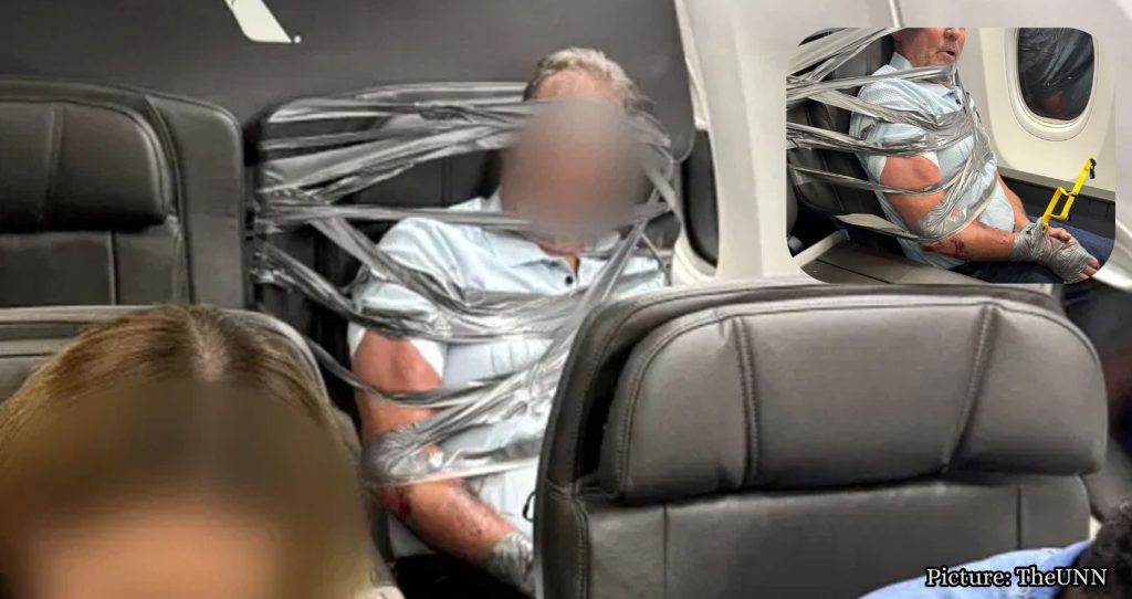 American Airlines Flight Diverted After Passenger Restrained with Duct Tape
