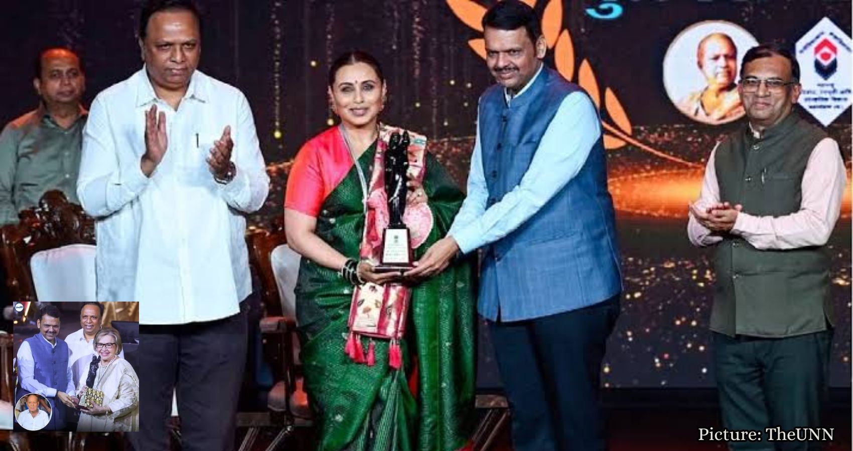 Featured & Cover Rani Mukerji and Salim Khan Receive Raj Kapoor Awards