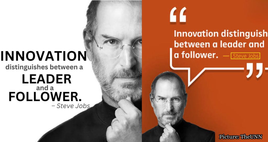 Innovation as a Key Differentiator Between Leaders and Followers, Says Steve Jobs