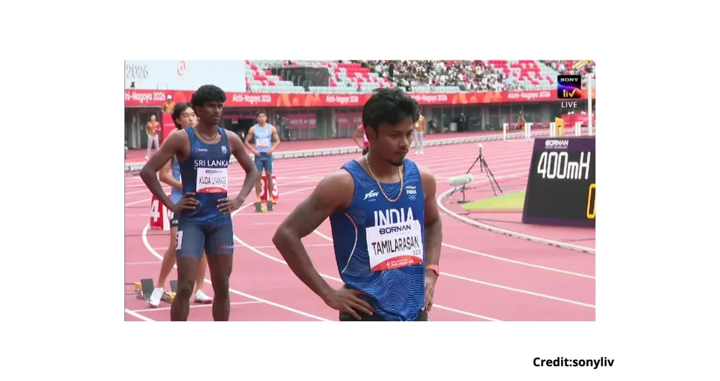 Men’s 400m Hurdles Final: Santhosh Kumar Tamilarasan Competes at Asian Games 2026